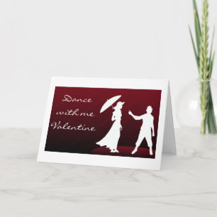 CARTES POUR FÊTES ANNUELLES VALENTINE-DANSE AVEC MOI POUR LE RESTE DE NOS VIES