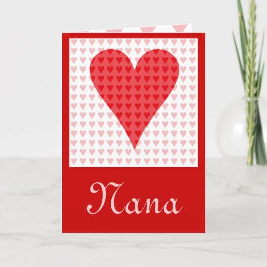 Cartes Pour Fêtes Annuelles Valentine de Nana (Devant)