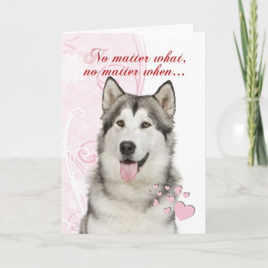 Cartes Pour Fêtes Annuelles Valentine enroué (Devant)