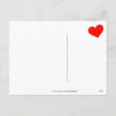 Cartes Pour Fêtes Annuelles Valentine Fairy (Dos)