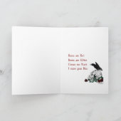 Cartes Pour Fêtes Annuelles Valentine gothique (Intérieur)