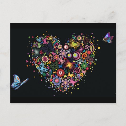 Cartes Pour Fêtes Annuelles Valentine Heart (Devant)