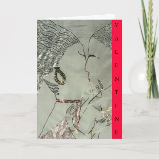 Cartes Pour Fêtes Annuelles Valentine Love (Devant)