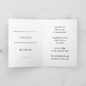 Cartes Pour Fêtes Annuelles Valentine Love (Intérieur)