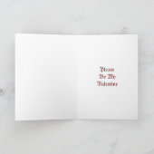 Cartes Pour Fêtes Annuelles Valentine : Old Scroll : Love Will Never Grow Old (Intérieur)