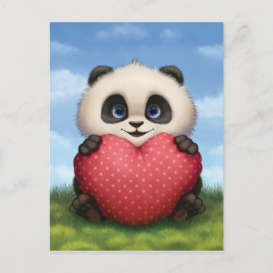 Cartes Pour Fêtes Annuelles Valentine Panda