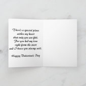 Cartes Pour Fêtes Annuelles Valentine papillon orange (Intérieur)