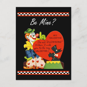 Cartes Pour Fêtes Annuelles Valentine pas clown autour Scottish Terrier