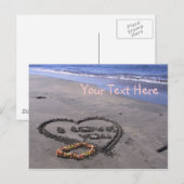 Cartes Pour Fêtes Annuelles Valentine personnalisable (Devant / Derrière)