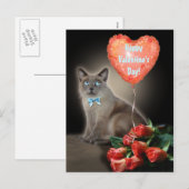 Cartes Pour Fêtes Annuelles Valentine personnalisable (Devant / Derrière)