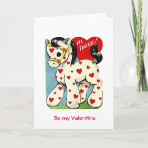 Cartes Pour Fêtes Annuelles Valentine Pony