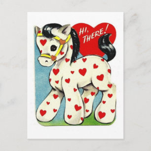 Cartes Pour Fêtes Annuelles Valentine Pony