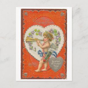Cartes Pour Fêtes Annuelles Valentine Postcard vintage, 1910