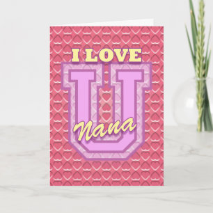 Cartes Pour Fêtes Annuelles Valentine pour votre Nana