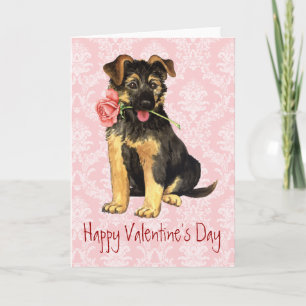 Cartes Pour Fêtes Annuelles Valentine Rose GSD