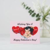 Cartes Pour Fêtes Annuelles Valentine Sew Be Mine (Debout devant)