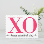Cartes Pour Fêtes Annuelles Valentine simple (Debout devant)