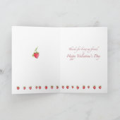 Cartes Pour Fêtes Annuelles Valentine/tamia de fraise (Intérieur)