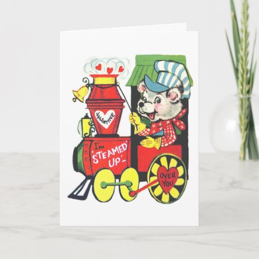 Cartes Pour Fêtes Annuelles Valentine vapeur (Devant)