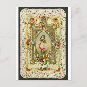 Cartes Pour Fêtes Annuelles Valentine victorien