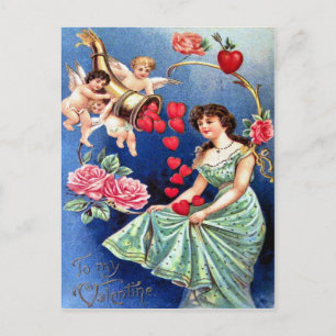 Cartes Pour Fêtes Annuelles Valentine victorienne