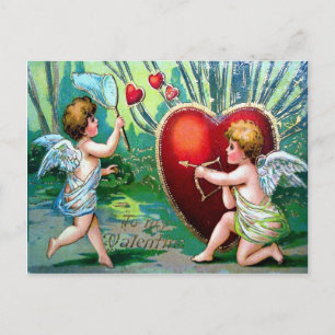 Cartes Pour Fêtes Annuelles Valentine victorienne