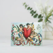 Cartes Pour Fêtes Annuelles Valentine victorienne (Debout devant)