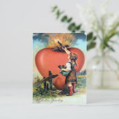 Cartes Pour Fêtes Annuelles Valentine victorienne (Debout devant)