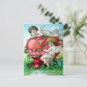 Cartes Pour Fêtes Annuelles Valentine victorienne (Debout devant)