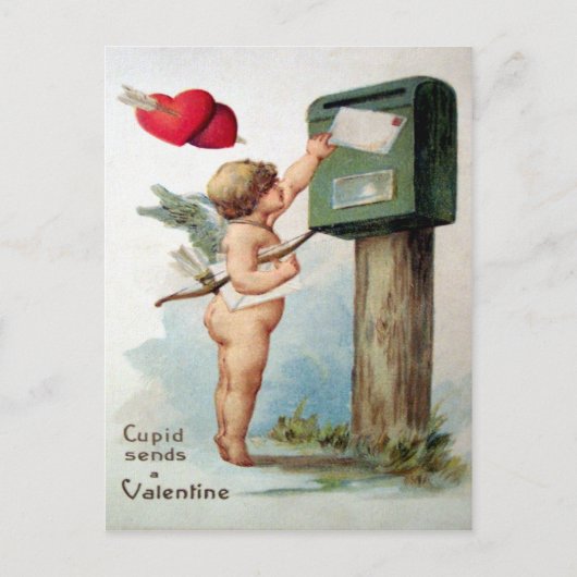 Cartes Pour Fêtes Annuelles Valentine victorienne (Devant)
