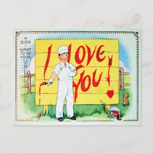 Cartes Pour Fêtes Annuelles Valentine victorienne (Devant)