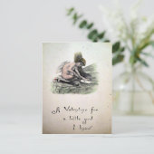 Cartes Pour Fêtes Annuelles Valentine victorienne vintage (Debout devant)