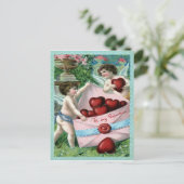 Cartes Pour Fêtes Annuelles Valentine vintage (Debout devant)