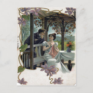 Cartes Pour Fêtes Annuelles Valentine vintage