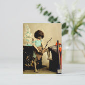 Cartes Pour Fêtes Annuelles Valentine vintage (Debout devant)