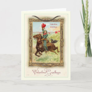 Cartes Pour Fêtes Annuelles Valentine vintage