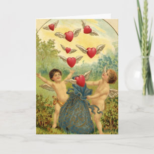 Cartes Pour Fêtes Annuelles Valentine vintage - Partagez la joie de l'amour,
