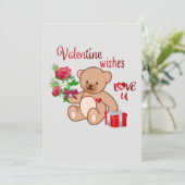 Cartes Pour Fêtes Annuelles Valentine Wings (Debout devant)