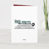 Cartes Pour Fêtes Annuelles Valentines - clé à mon coeur - Yorkshire Terrier (Dos)