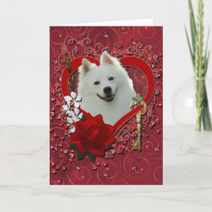 Cartes Pour Fêtes Annuelles Valentines - Clé de mon coeur - Eskimo américain