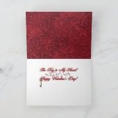 Cartes Pour Fêtes Annuelles Valentines - Clé de mon coeur - Setter irlandais (Intérieur)