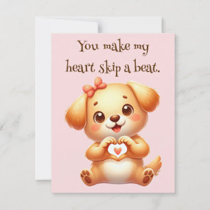 Cartes Pour Fêtes Annuelles Valentines customisées Jour Chien Thème