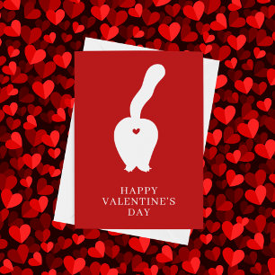 Cartes Pour Fêtes Annuelles VALENTINE'S DAY ADD YOUR PHOTO Me & My Cat Holiday