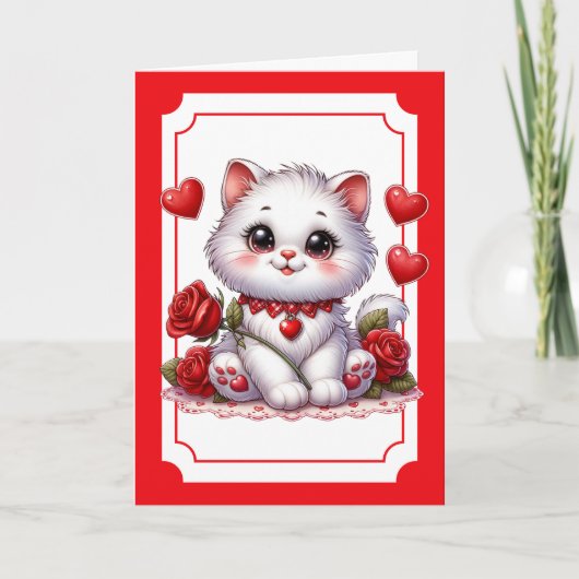 Cartes Pour Fêtes Annuelles Valentine's Day Card (Devant)