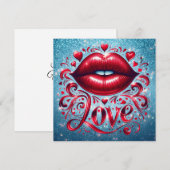 Cartes Pour Fêtes Annuelles Valentine's Day Card (Devant / Derrière)