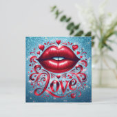 Cartes Pour Fêtes Annuelles Valentine's Day Card (Debout devant)