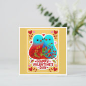 Cartes Pour Fêtes Annuelles Valentines Day Card by Perfectly Misaligned 1 (Debout devant)