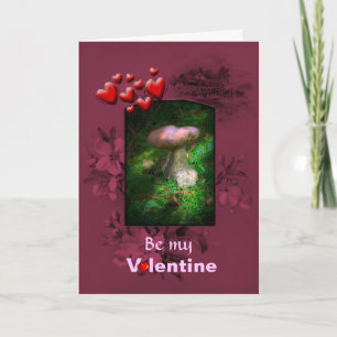 Cartes Pour Fêtes Annuelles Valentines Day, champignon des bois de fées