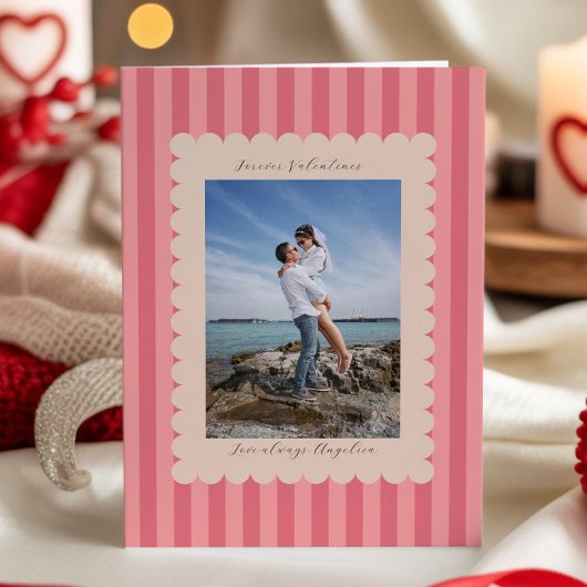Cartes Pour Fêtes Annuelles Valentine's Day Custom Photograph Romantic