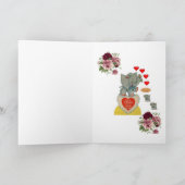 Cartes Pour Fêtes Annuelles Valentine's Day Greeting Card Elephant (Intérieur)